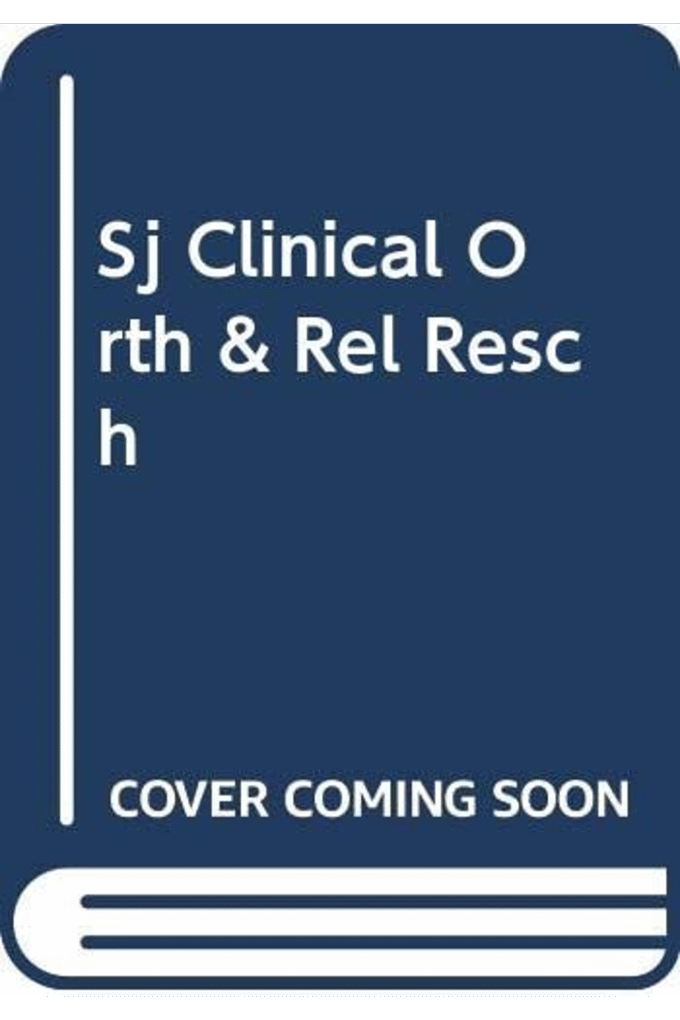 Sj Clinical Orth & Rel Resch