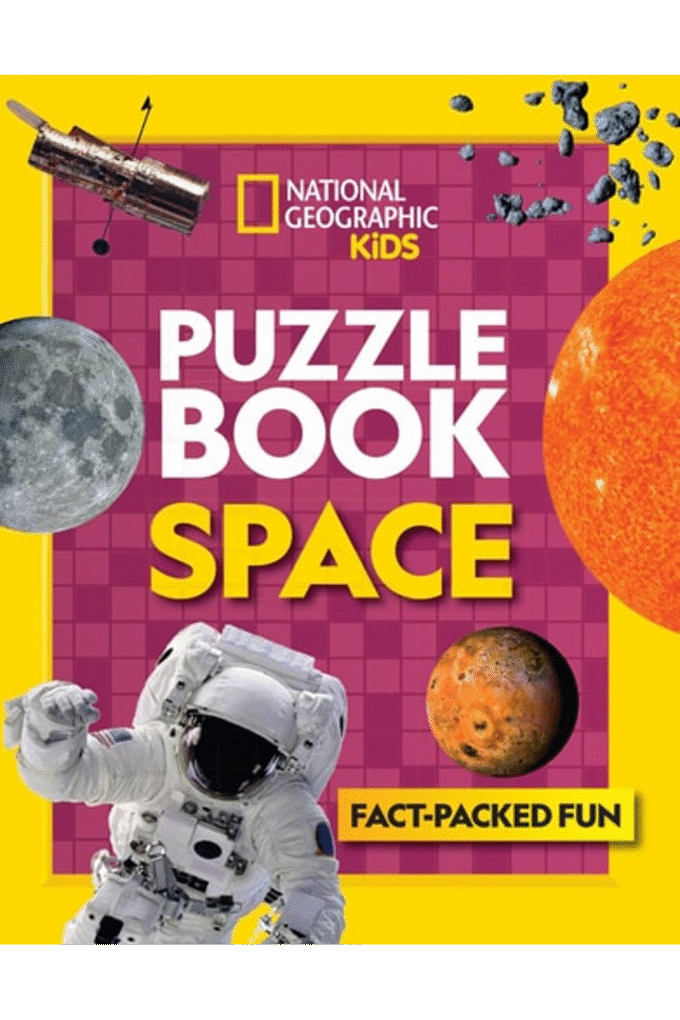 Puzzle Book Space: Brain-tickling quizzes, sudokus, crosswords and wordsearches (National Geographic Kids Puzzle Books)