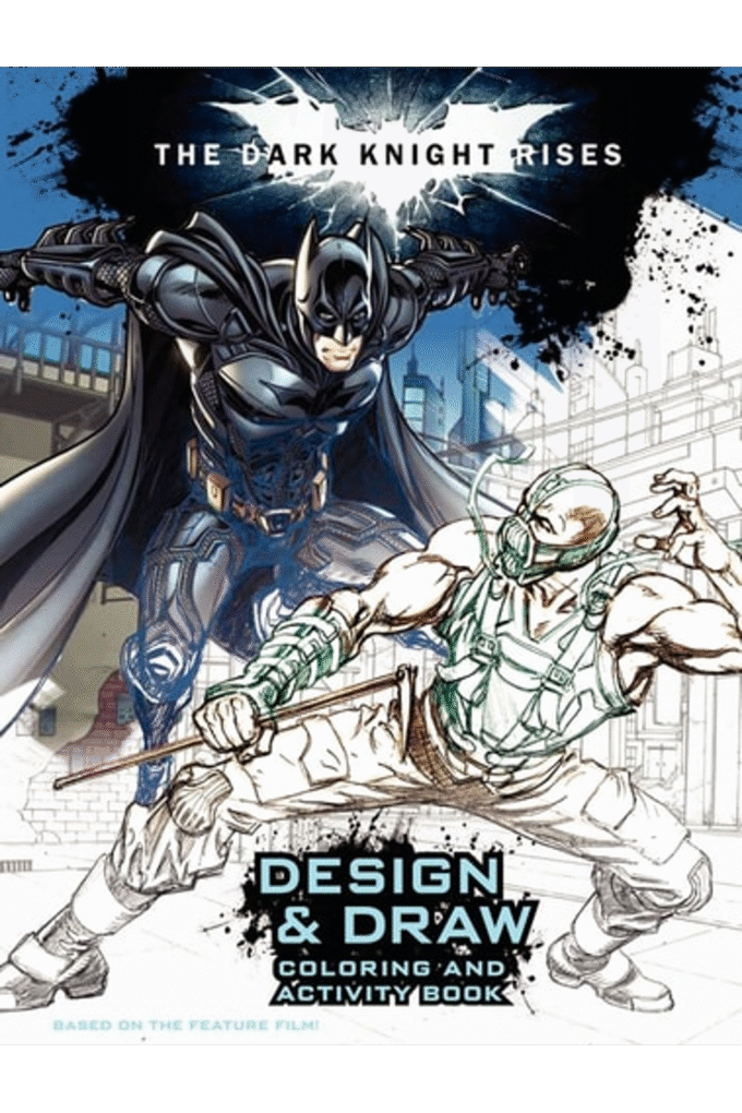 The Dark Knight Rises: Design and Draw: Coloring and Activity Book