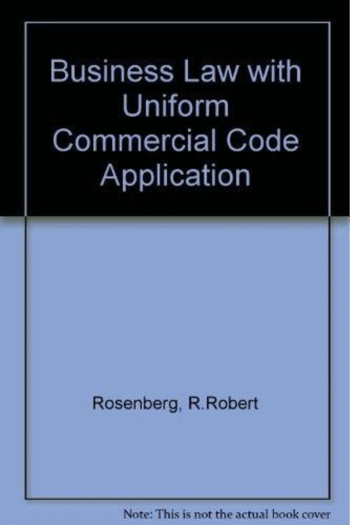Business Law: With Ucc Applications