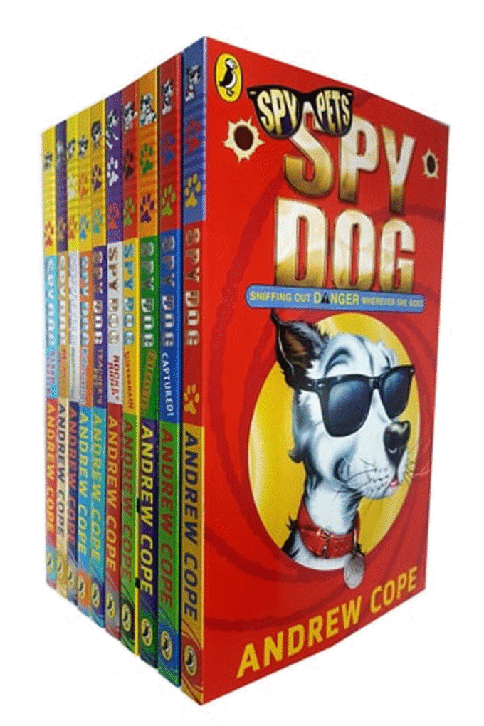 Andrew Cope Spy Dogs Collection 10 Books Set (Unleashed, Mummy Madness, Captured, Rocket Rider, Storm Chaser, Brainwashed, Spy Dog, Teachers Pet, Rollercoaster, Superbrain)