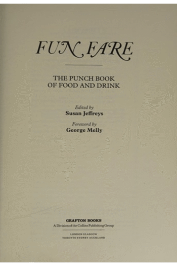 Fun Fare: The "Punch" Book of Food and Drink