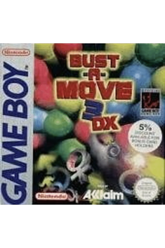 NINTENDO GAMEBOY - GAME BOY - bust-a-move 3dx