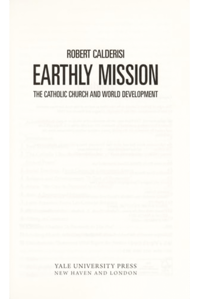 Earthly Mission: The Catholic Church and World Development
