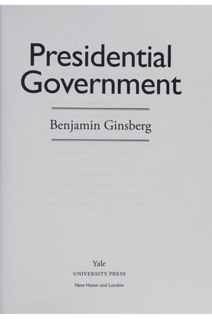 Presidential Government