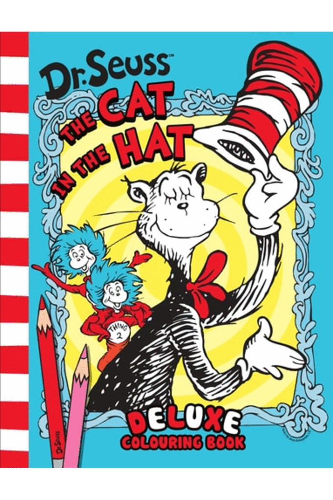 Dr Seuss the Cat in the Hat Deluxe Colouring Book