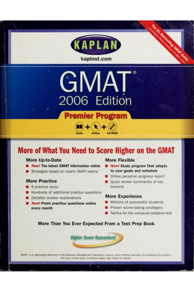 Kaplan GMAT 2006, Premier Program