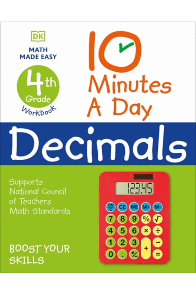10 Minutes a Day Decimals, 4th Grade