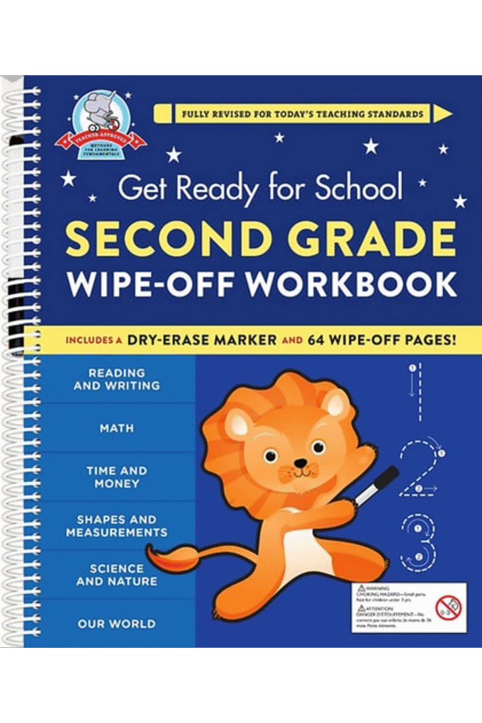 Get Ready for School: Second Grade Wipe-Off Workbook