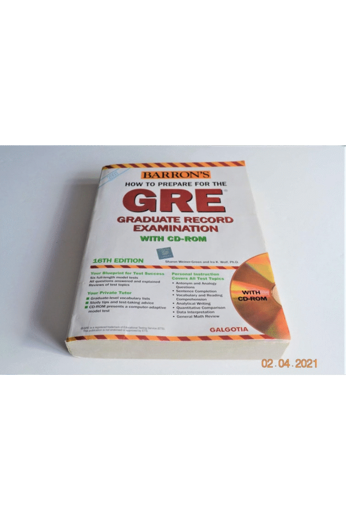 Barron's How To Prepare For The Gre: Graduate Record Examination 2005-2006 edition