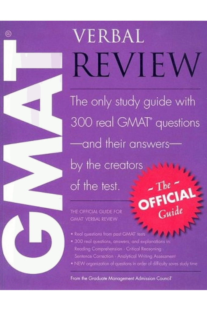 The Official Guide for GMAT Verbal Review