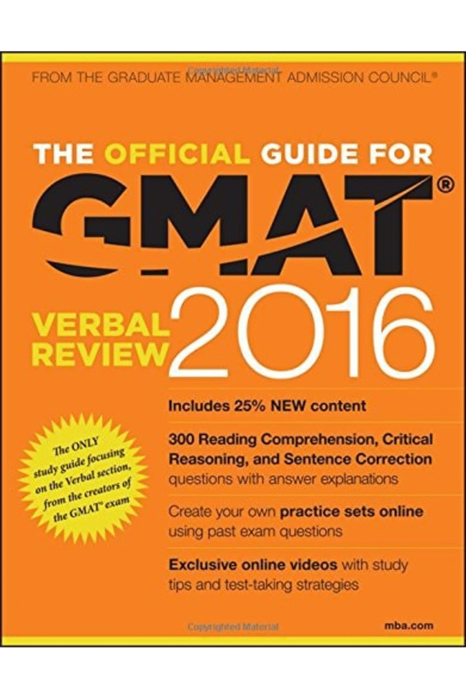 The Official Guide for GMAT Verbal Review 2016 with Online Question Bank and Exclusive Video