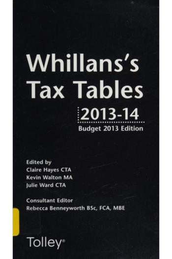 Whillan's Tax Tables 2013-14