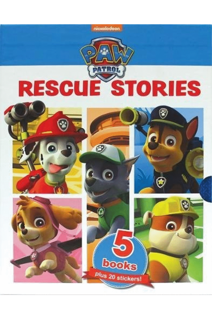 Nickelodeon Paw Patrol Rescue Stories 5 Book Slipcase