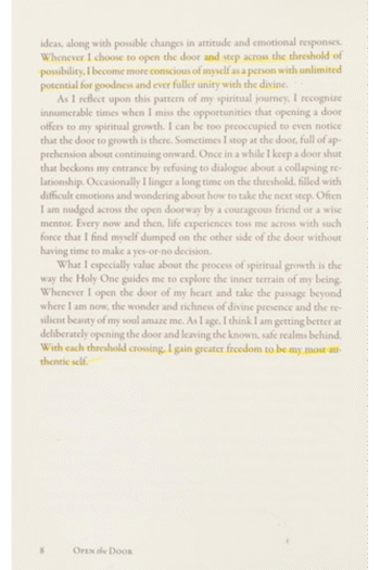 Open the Door: A Journey to the True Self