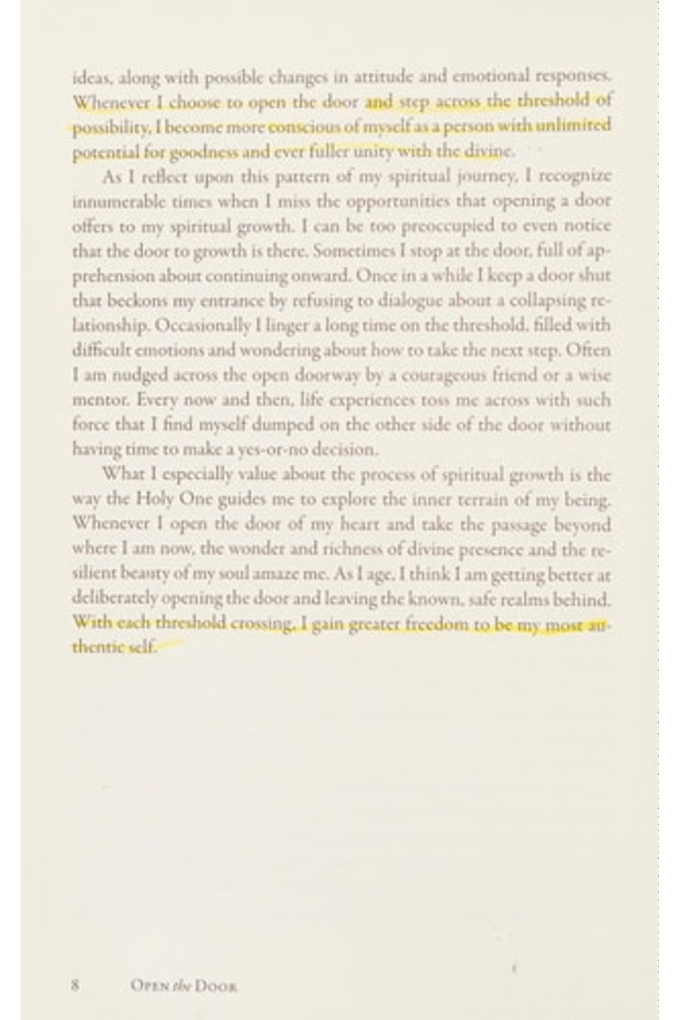 Open the Door: A Journey to the True Self