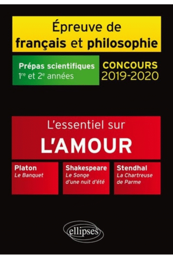 Thme et les trois uvres. Epreuve de franais/philo. Prpas scientifiques. 2019-2020