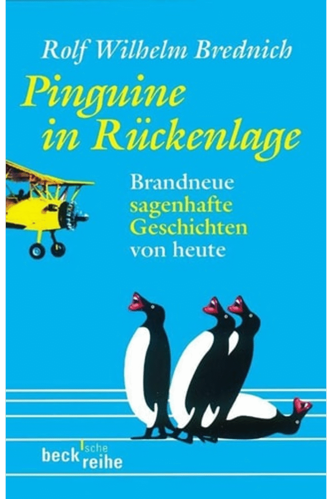 Pinguine in Rckenlage.